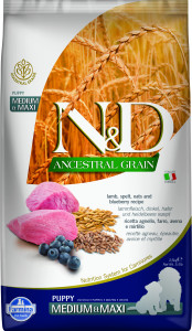 Farmina - N&D Ancestral Grain Puppy Medium/Maxi Lamm