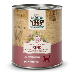 Wildes Land - Canine Adult B&oelig;uf avec patate douce Bo&icirc;te