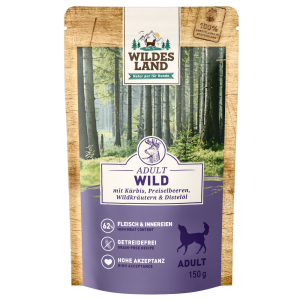 Wildes Land - Canine Adult Gibier avec potiron Sachet