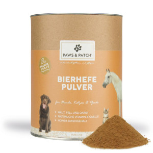 Bierhefe Pulver f&uuml;r Hunde, Katzen und Pferde