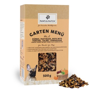 Garten Men&uuml; Nr. 2 f&uuml;r Hunde