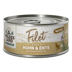 Wildes Land - Feline Adult Filet Poulet & Canard Bo&icirc;te