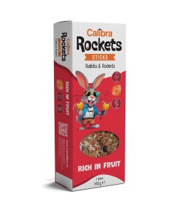 Calibra Rockets Kaninchen & Nager Fr&uuml;chte Sticks
