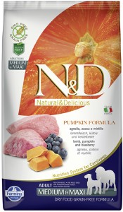 Farmina - N&D Pumpkin Canine Adult Medium/Maxi Lamm & Heidelbeere
